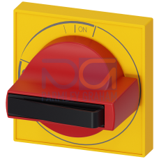 Size 1 Door-Coupling Handle Handle Red/Yellow W/O Shaft and Coupling Driver Lockable in Off