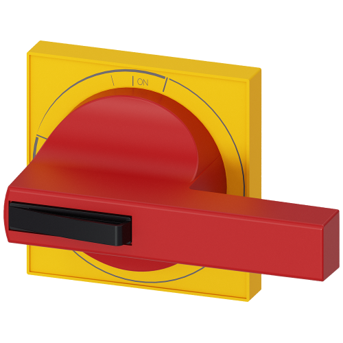 Size 3 Door-Coupling Handle Handle Red/Yellow W/O Shaft and Coupling Driver Lockable in Off