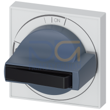 Size 1 Door-Coupling Handle Handle Grey W/O Shaft and Coupling Driver Lockable in Off