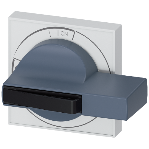 Size 2 Door-Coupling Handle Handle Grey W/O Shaft and Coupling Driver Lockable in Off