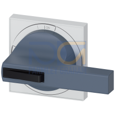 Size 3 Door-Coupling Handle Handle Grey W/O Shaft and Coupling Driver Lockable in Off