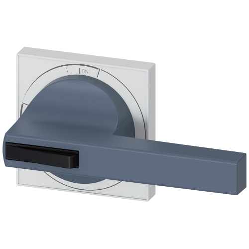 Size 4 Door-Coupling Handle Handle Grey W/O Shaft and Coupling Driver Lockable in Off