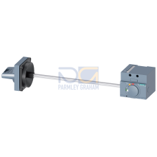 Side wall-mounted rotary operator standard IEC IP65 accessory for: 3VA1 100/160.