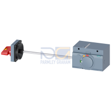 side wall mounted rot. operator emergency-off IEC IP65 accessory for: 3VA1 400/630 3VA2 400/630