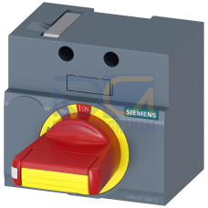 Front rotary operating mechanism emergency stop IEC IP30/40 accessory for: 3VA1 100/160.