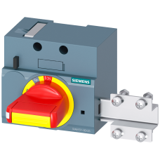 front mounted rotary operator emergency-off with door interlock IEC IP30/40 accessory for: 3VA1 100/