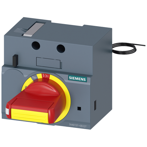 front mounted rotary operator emergency-off with door interlock IEC IP30/40 24V DC lighting kit accessory for: 3VA1 100/160