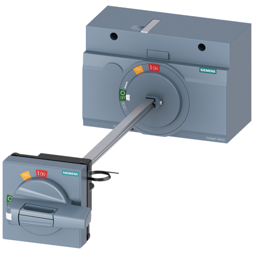 door mounted rotary operator standard IEC IP65 with door interlock 24V DC lighting kit accessory for