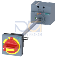 door mounted rotary operator emergency-off IEC IP65 with door interlock 24V DC lighting kit accessor