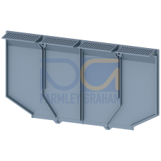 insulating plate offset 4-pole 1 unit accessory for: 3VA1 400/630 3VA2 400/630