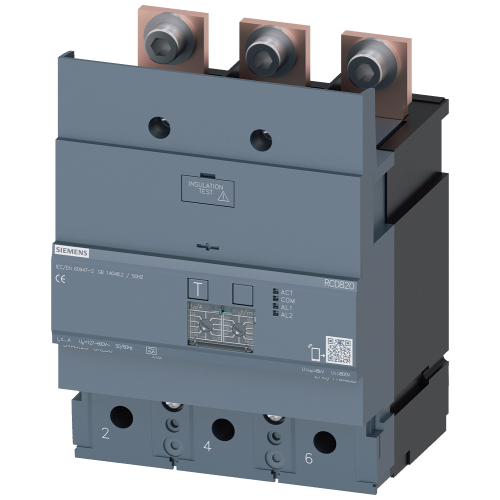 residual current device RCD820 advanced RCD type A load side mounted rated resid. current 0.03...30A
