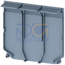Rear insulating plate offset, 3-pole, 1 unit, accessories for: 3VA1 100/160.