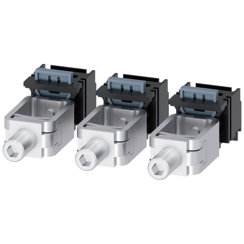 Box terminal, 3 units, accessories for: 3VA1 100/160.