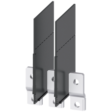 Front bus connectors extended, 3 units, accessories for: 3VA1 100/160.