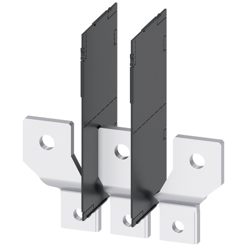 bus connector offset front 3 units accessory for: 3VA1 400/630 3VA2 400/630