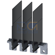 nut keeper kit right-angled 4 units accessory for: 3VA1 100/160