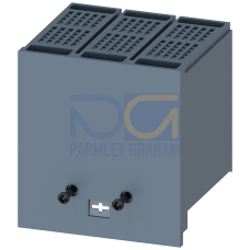 Terminal cover extended, 3-pole, 1 unit, accessories for: 3VA1 100/160.