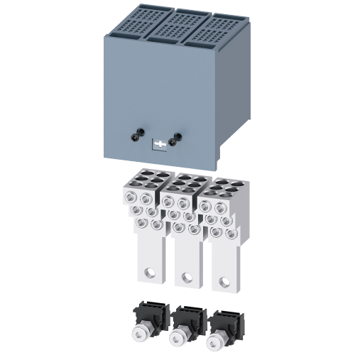 Distribution wire connector, 6 cables, 3 units, accessories for: 3VA1 100/160.
