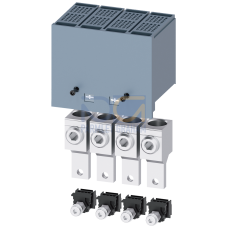 Wire connector, large, 4 units, accessories for: 3VA1 100/160.