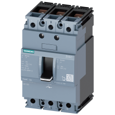 switch disconnector 3VA1 IEC frame 160 3-pole SD100, In=100A without overload protection w/o short-c