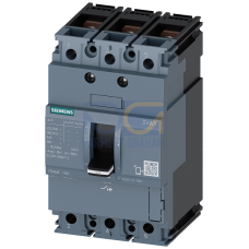 circuit breaker 3VA1 IEC frame 160 breaking capacity class M Icu=55kA @ 415V 3-pole