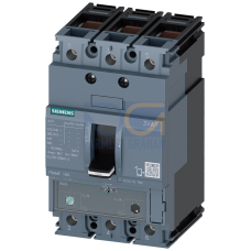 circuit breaker 3VA1 IEC frame 160 breaking capacity class S Icu=36kA @ 415V 3-pole, line protection