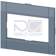 Cover frame 76.2x 45.65 mm (WxH) accessory for: circuit breaker 3-pole