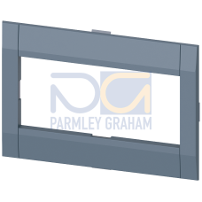 Cover frame 101.6x 45.65 mm (WxH) accessory for: circuit breaker 4-pole