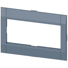 Cover frame 101.6x 45.65 mm (WxH) accessory for: circuit breaker 4-pole