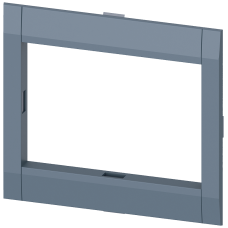 Cover frame 101.6x 70.7 mm (WxH) accessory for: circuit breaker 4-pole