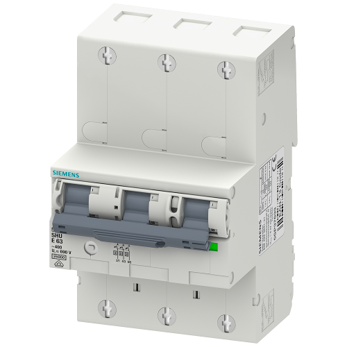 Main conductor circuit breaker (SHU), 3-pole, E 50, 400 V