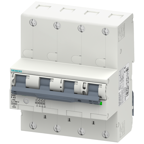 Main conductor circuit breaker (SHU), 4-pole, E 35, 400 V