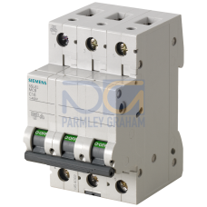 Miniature circuit breaker 400 V 6 kA, 3-pole, B, 6 A