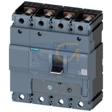 circuit breaker 3VA1 IEC frame 250 breaking capacity class M Icu=55kA @ 415V 4-pole, line protection