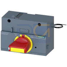 front mounted rotary operator emergency-off with door interlock IEC IP30/40 24V DC lighting kit accessory for: 3VA1 250