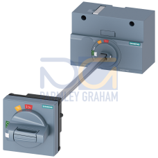 door mounted rotary operator standard IEC IP65 with door interlock accessory for: 3VA1 250