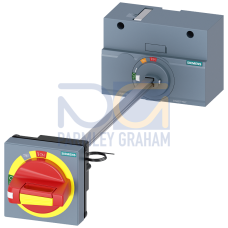 door mounted rotary operator emergency-off IEC IP65 with door interlock 24V DC lighting kit accessory for: 3VA1 250