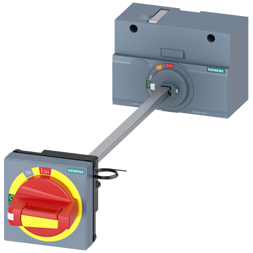 door mounted rotary operator emergency-off IEC IP65 with door interlock 24V DC lighting kit accessory for: 3VA1 250