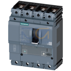 circuit breaker 3VA2 IEC Frame 160 breaking capacity class H Icu=85 kA @ 415 V 4-pole, line protection ETU340, ELISA LI, In=40 A overload protectio...