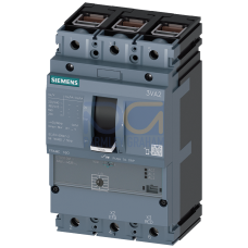 circuit breaker 3VA2 IEC Frame 160 breaking capacity class C Icu=110 kA @ 415 V 3-pole, starter protection ETU310M, I, In=25 A without overload pro...