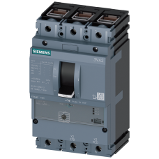 circuit breaker 3VA2 IEC Frame 160 breaking capacity class C Icu=110 kA @ 415 V 3-pole, starter protection ETU310M, I, In=100 A without overload pr...