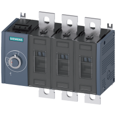 Switch disconnector 250 A, Size 3, 3-pole Lateral operating mechanism left Basic unit without handle