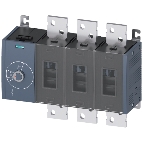 Switch disconnector 1250 A, Size 5, 3-pole Lateral operating mechanism left Basic unit without handl