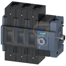 Switch disconnector 160 A, Size 2, 3-pole Lateral operating mechanism right Basic unit without handle Box terminal