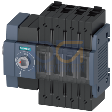 Switch disconnector 32 A, Size 1, 4-pole Lateral operating mechanism left Basic unit without handle Box terminal