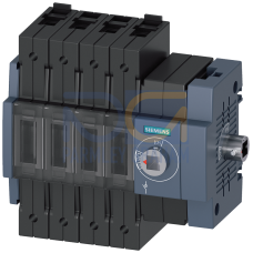 Switch disconnector 32 A, Size 1, 4-pole Lateral operating mechanism right Basic unit without handle Box terminal