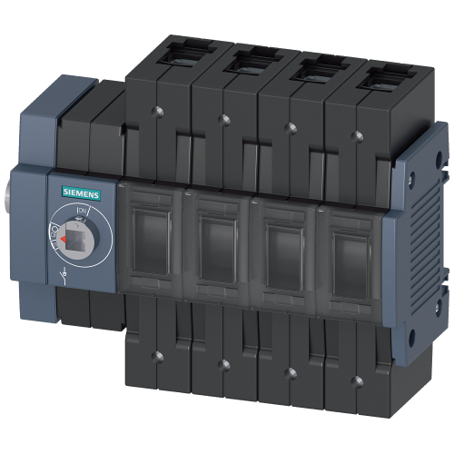 Switch disconnector 80 A, Size 2, 4-pole Lateral operating mechanism left Basic unit without handle Box terminal