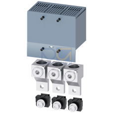 Circular conductor terminal large, with control wire voltage tap, 3 units, accessory