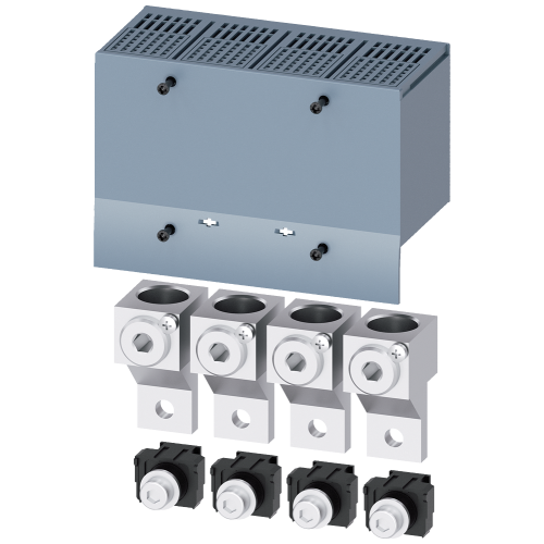 Circular conductor terminal large, with control wire voltage tap, 4 units, accessory