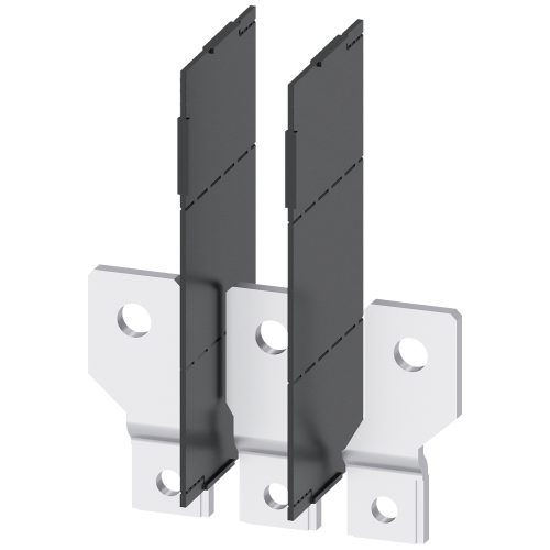 Front bus connectors offset, 3 units, accessories for: 3VA1 250.